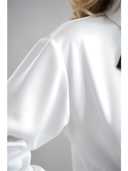 Camicia smoking in raso Simona Corsellini | A25CECA10201INFINITY